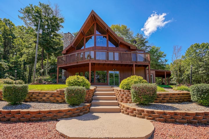 Bobcat Ridge-Cabin w/4 Q Beds-11 Acres - Cabins for Rent in Logan, Ohio