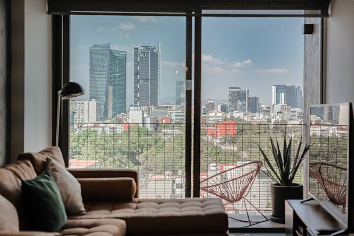 The Taman Loft – Chic 2BR/2BA in a Condesa