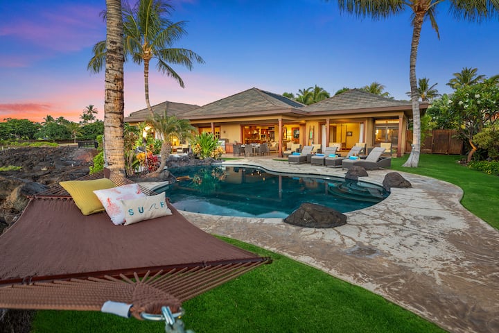 Great Family Home at Kolea with Pool, Sleeps 12!