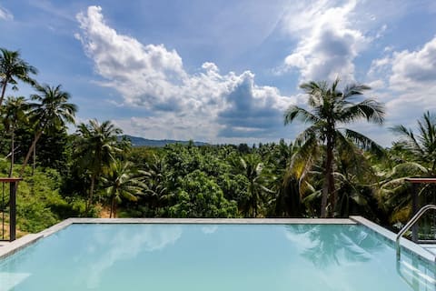 Tropical modern 2br sea view Villa 1