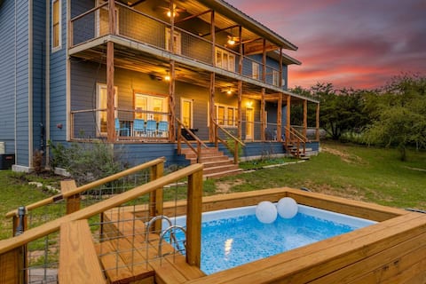 POOL, Lake views, 5 KING/3.5b, outdoor Cabana