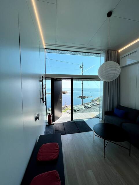 High end sea cabins at Å in Lofoten. Cabin nr.1