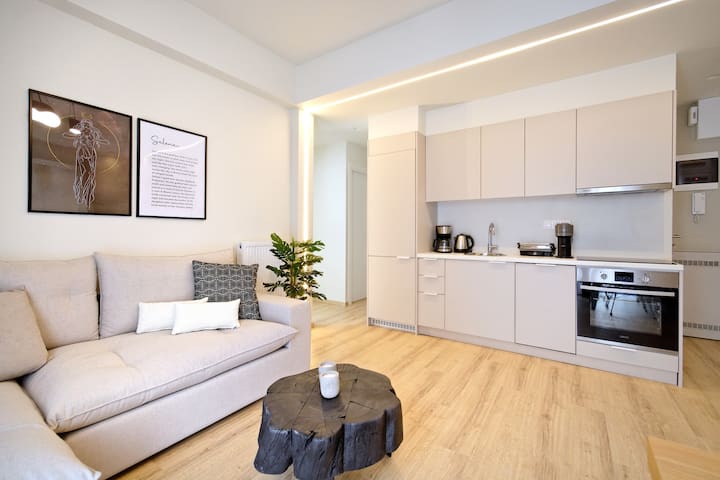 Modern Decor Apartment In Athens with Balcony