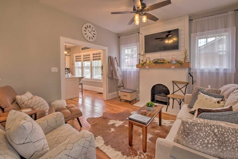 Modern, Sun-Lit Retreat w/ Fire Pit & Yard!