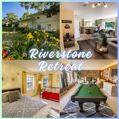 *Riverstone Retreat*FirePit*GameRoom*NewRiverGorge