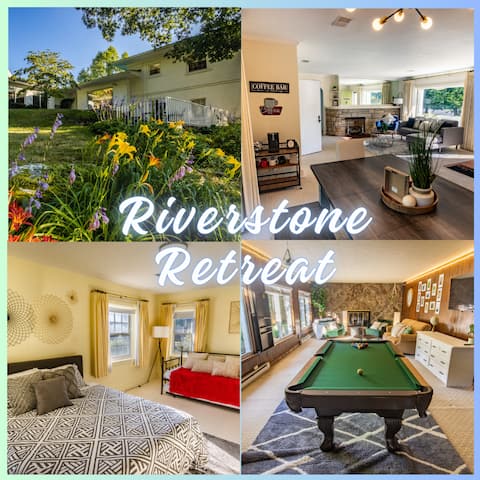 *Riverstone Retreat*FirePit*GameRoom*NewRiverGorge