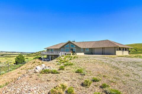 Sunny Big Timber Retreat w/ Spacious Deck!