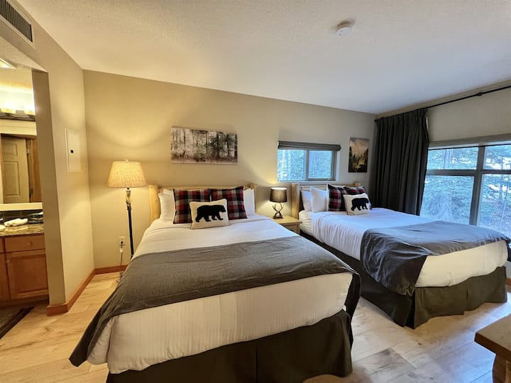 Chumba cha kulala cha pili - vitanda 2 vya Malkia