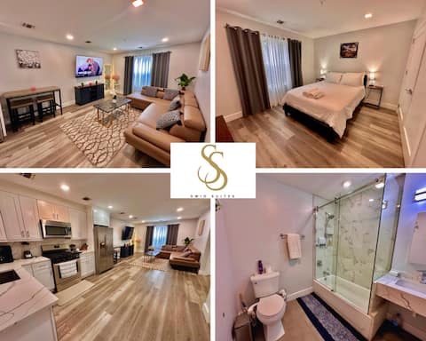 The Cozy Suite: 1BR Perfect for 4 Guests