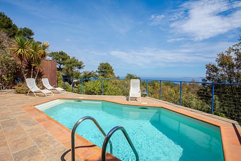 Maison Gaou Bénat Pool Sea View