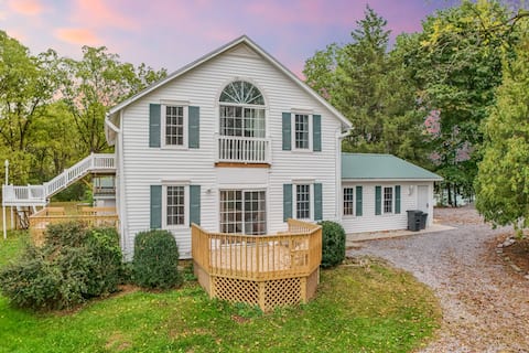 Private Beach | Views: Majestic 2-Home Lake Estate