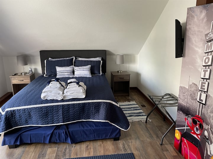 Second bedroom with a Smart TV