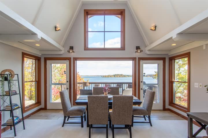 Luxury Lakefront Retreat, Hot Tub, Game Room, View - Cabins for Rent in ...