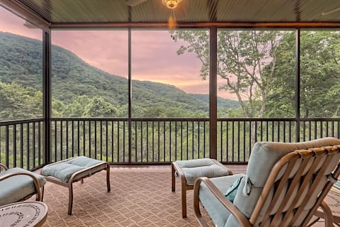 Serene Mountain Views | Hot Tub | Sauna | Games