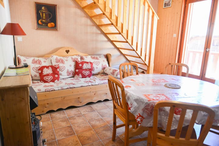2 Pièces Cabine Mezzanine 6 Personnes Exposé Ouest - Valloire
