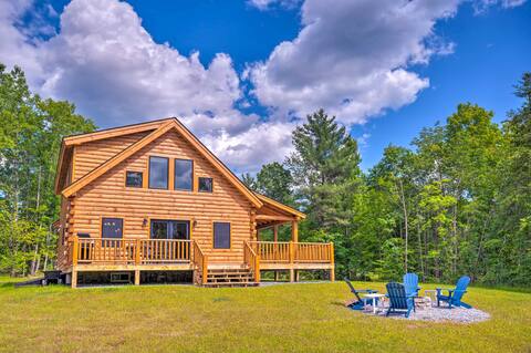Peaceful North Haverhill Haven w/ Wood Fire Pit