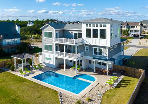 Luxury Oceanview, Heated Pool, Theater, Pool Table