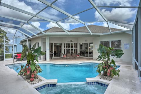 Private Pool & Hot Tub: Port St Lucie Escape