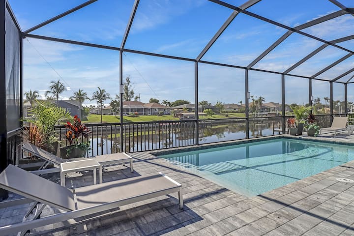 Villa Rosa 1031 Heated Pool & Spa Waterfront Oasis