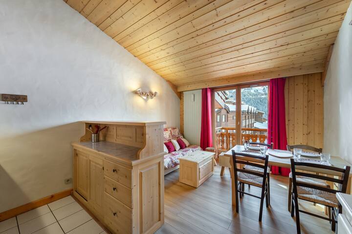Studio Proche Du Front De Neige - Courchevel