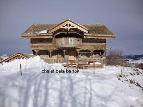 Ker Bela Bartok  -Chalet-Family-Mountain view-Ens
