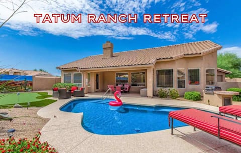 Top performing Airbnb: Tatum Ranch Retreat | Heated Pool & Backyard Fun in Phoenix