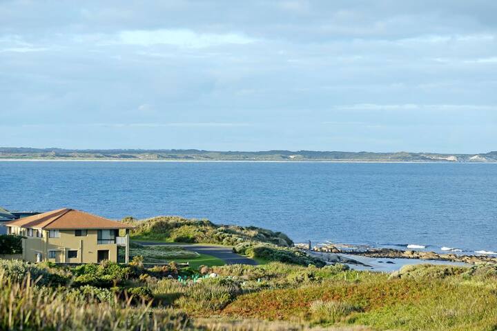 Augusta Beachfront Accommodation – watch the whales go past or over the road for a swim