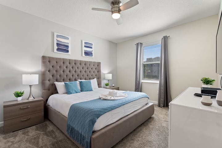 La suite "blu" con letto matrimoniale grande