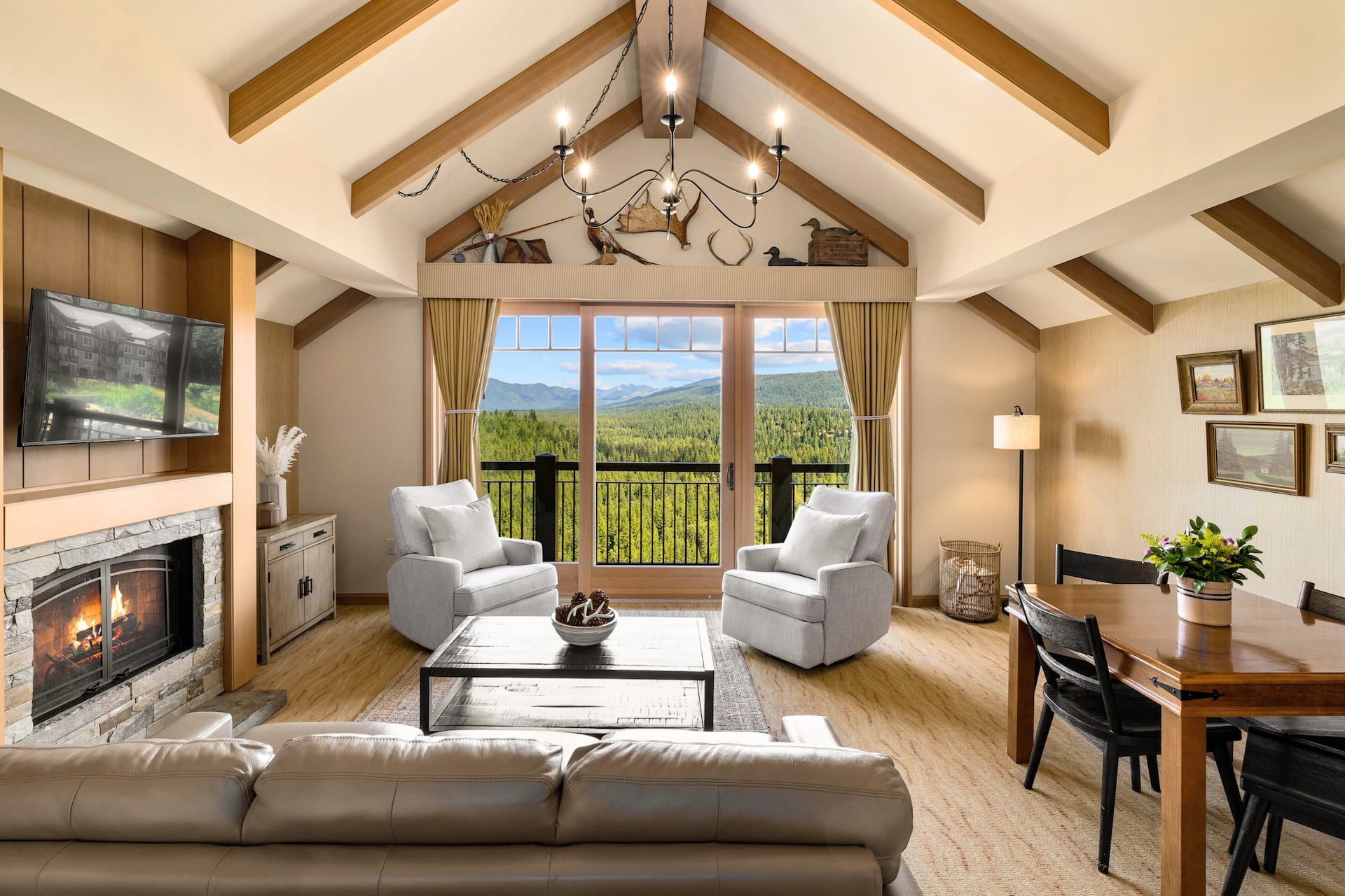 Suncadia-Penthouse mit Blick auf die Berge und den Fluss!