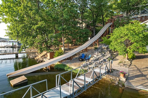Epic Lake Vacation Home - 2 Story Slide!