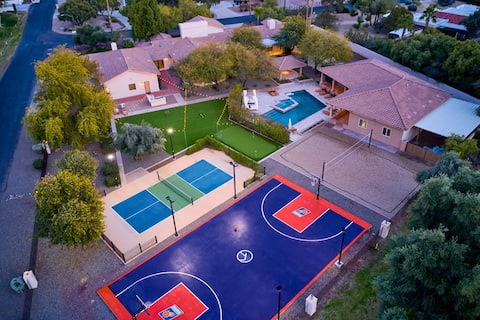 2 Homes in 1 | Pickleball Court + Hidden Speakeasy