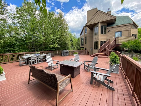 C1 ski-in/out; hot tub, firepit, AC, Pool/gym pass