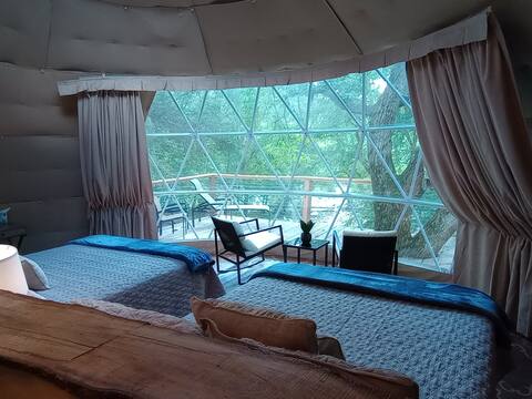 Glamping Dome - Chestnut w/ 2 queen beds