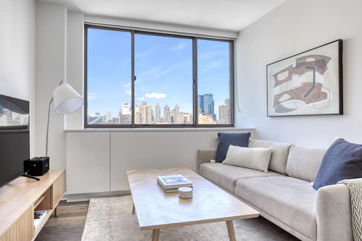 Blueground | Midtown W, Gym & W/d, Nr Times Sq - New York