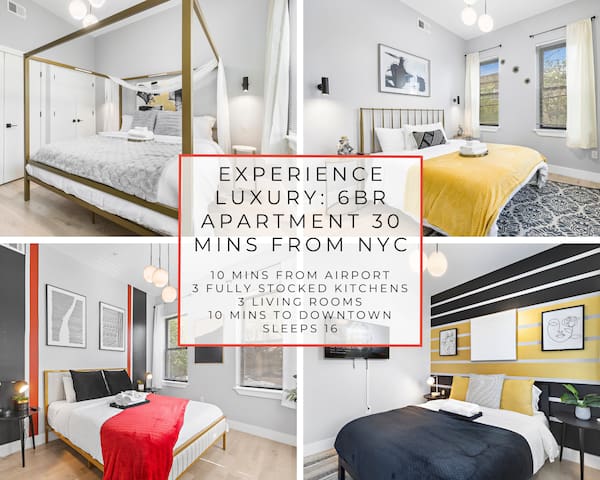 Free Parking~3 Suites Near Downtown Newark