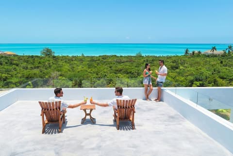 Oceanview Family Villa with Pool - White Villas (4