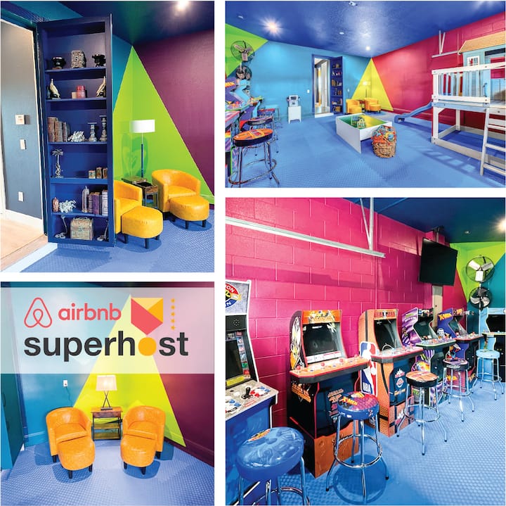 Epic Disney Villa • Hidden Arcade & Playroom! - Villas for Rent in ...