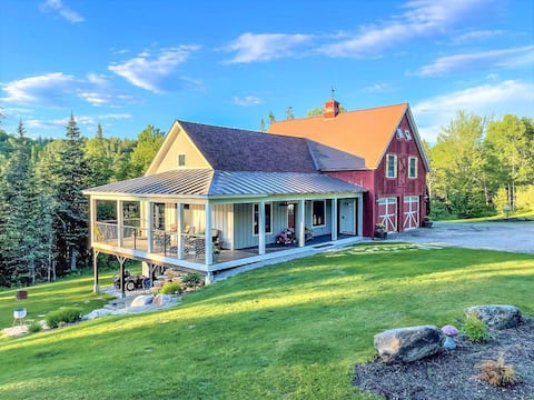 Modern VT Farmhouse w/Hot Tub & Fire Pit