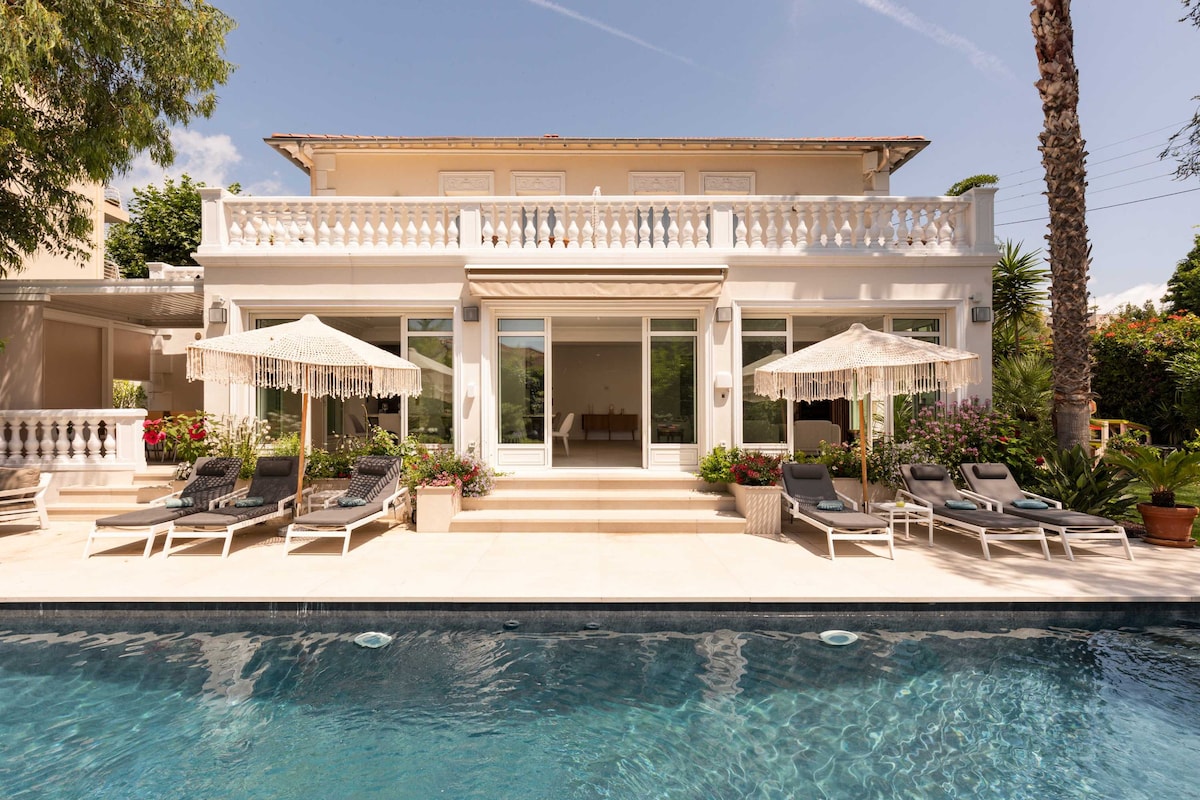 Luxury 7 bedroom Villa with pool - Cannes