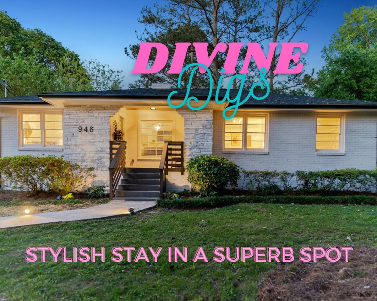 Stylish Tranquil Buckhead Hideaway Has Internet Access and Air