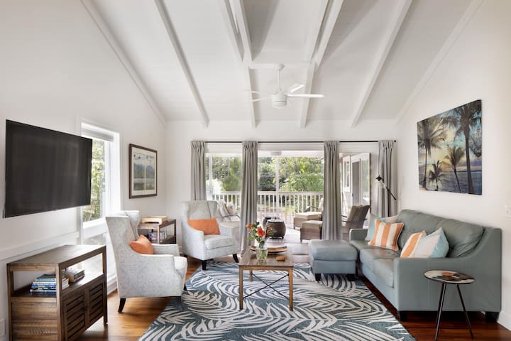 Private Beach Path with Magical Mountain Views