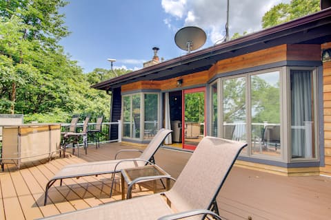 Walk to Tuttle Creek Lake: Secluded Scenic Retreat