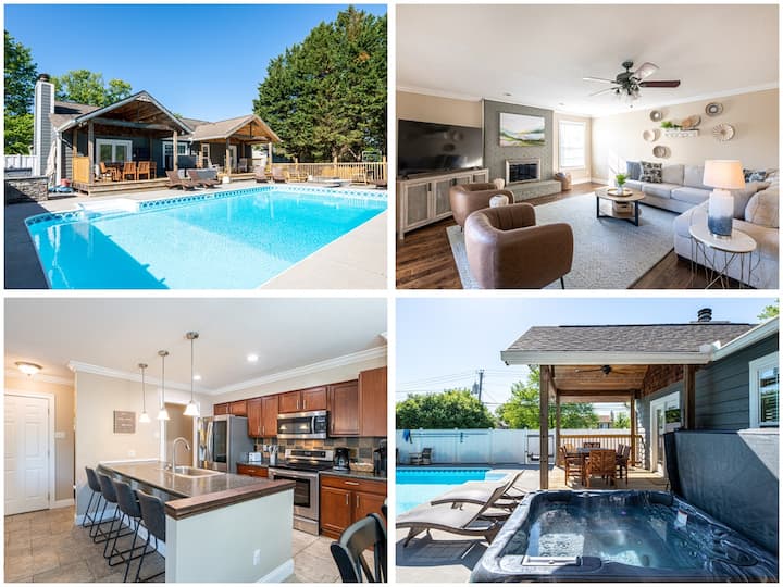 Pool Home~basketball~hot Tub~firepit~diving Board - Knoxville, TN