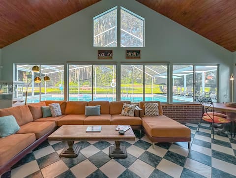 Pool+Hot Tub | Sleeps 16 | Game-Filled