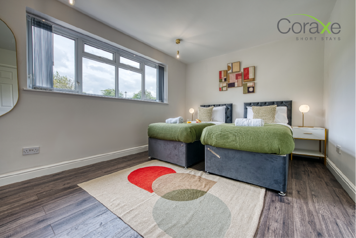 Lits séparés en lits simples à Coraxe Short Stays