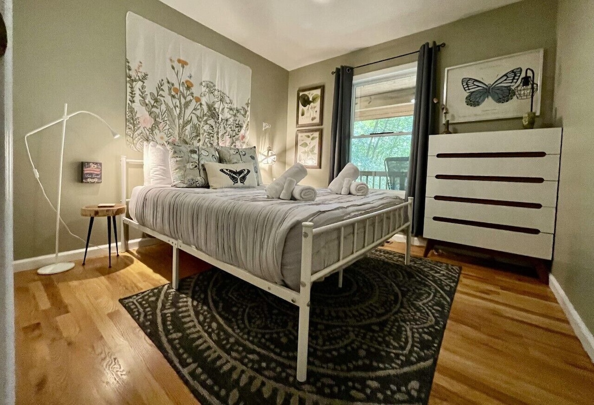 Bedroom two with queen