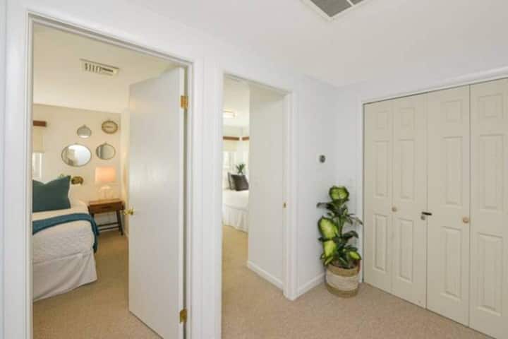 The three Lower Level bedrooms share the bathroom on the Entry Level