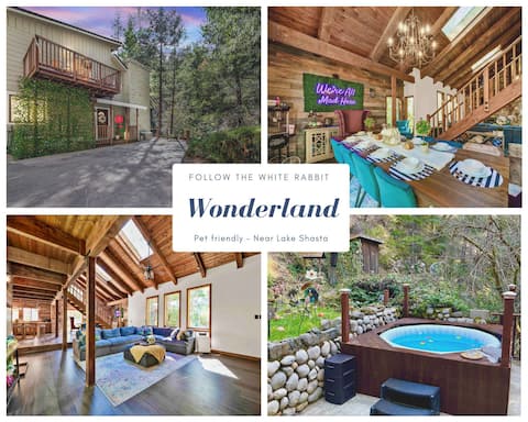 Wonderland~Magical retreat; near lake w/hot tub