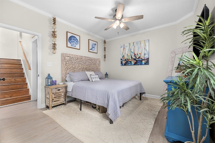 Მთავარი სართულის საწოლი 193 × 203 სმ