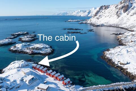 Cabin in Lofoten with spectacular view